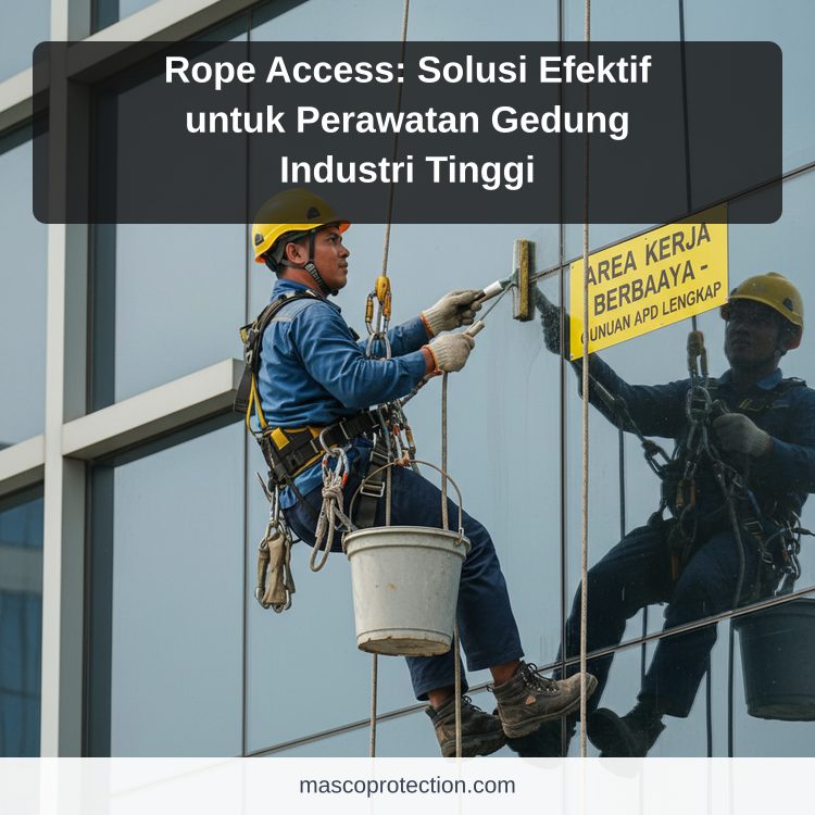 jasa coating industri Indonesia - Rope Access: Solusi Efektif untuk Perawatan Gedung Industri Tinggi