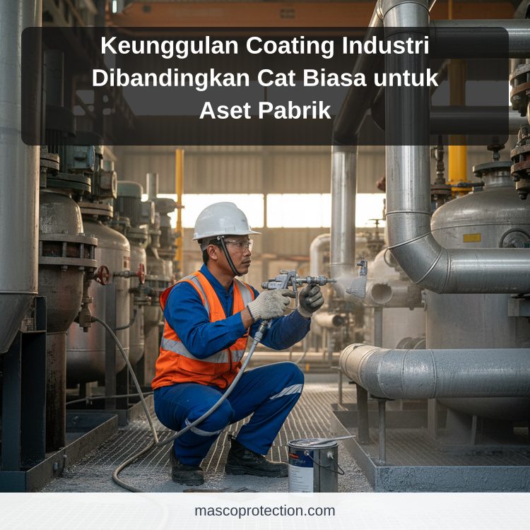 jasa coating industri Indonesia - Keunggulan Coating Industri Dibandingkan Cat Biasa untuk Aset Pabrik