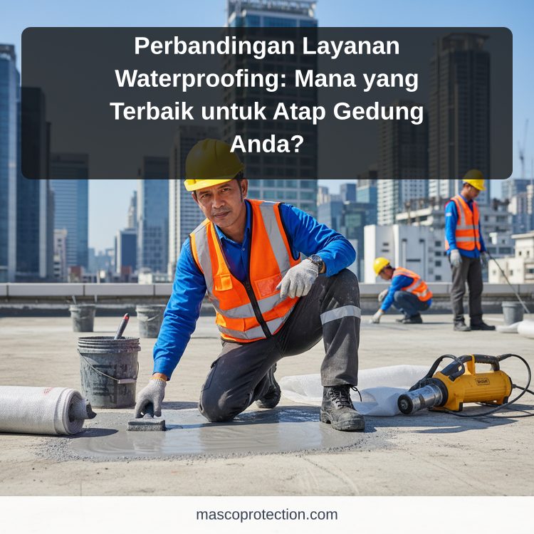jasa coating industri Indonesia - Perbandingan Layanan Waterproofing: Mana yang Terbaik untuk Atap Gedung Anda?