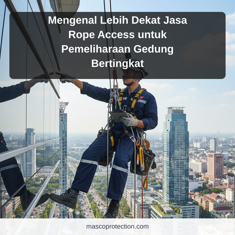 jasa coating industri Indonesia - Mengenal Lebih Dekat Jasa Rope Access untuk Pemeliharaan Gedung Bertingkat
