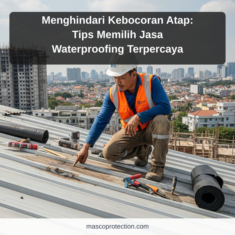 jasa coating industri Indonesia - Menghindari Kebocoran Atap: Tips Memilih Jasa Waterproofing Terpercaya
