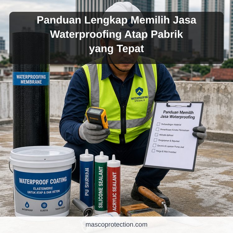 jasa coating industri Indonesia - Panduan Lengkap Memilih Jasa Waterproofing Atap Pabrik yang Tepat