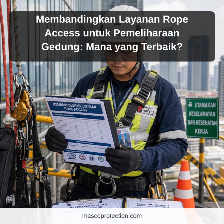 jasa coating industri Indonesia - Membandingkan Layanan Rope Access untuk Pemeliharaan Gedung: Mana yang Terbaik?