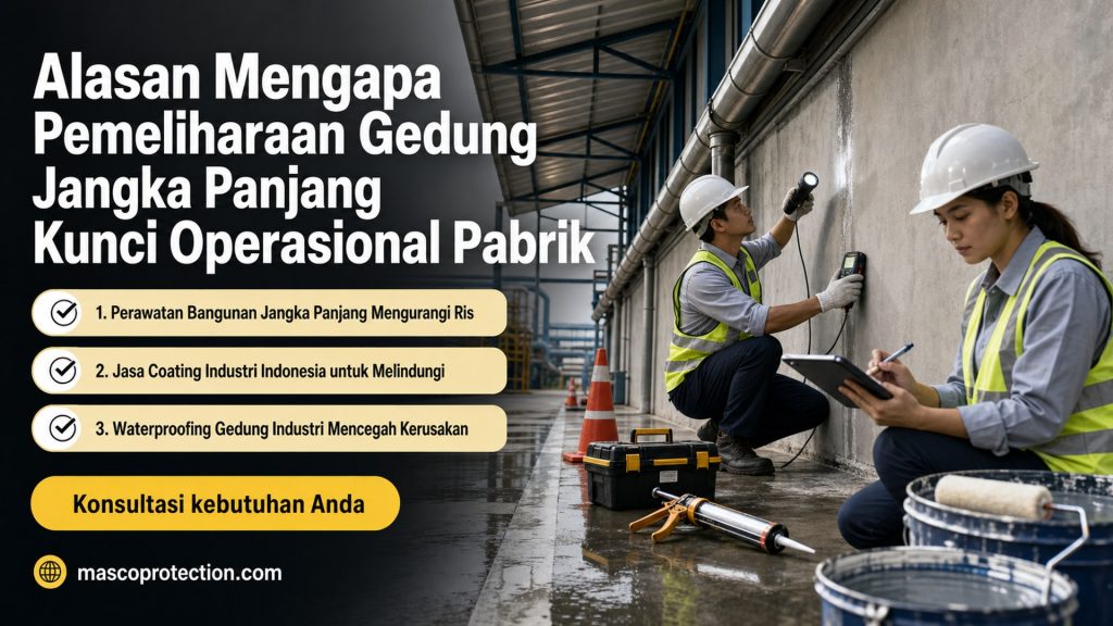 jasa coating industri Indonesia - Alasan Mengapa Pemeliharaan Gedung Jangka Panjang Kunci Operasional Pabrik