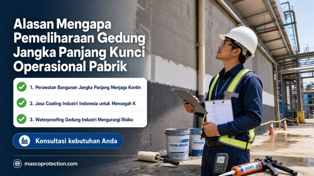 jasa coating industri Indonesia - Alasan Mengapa Pemeliharaan Gedung Jangka Panjang Kunci Operasional Pabrik