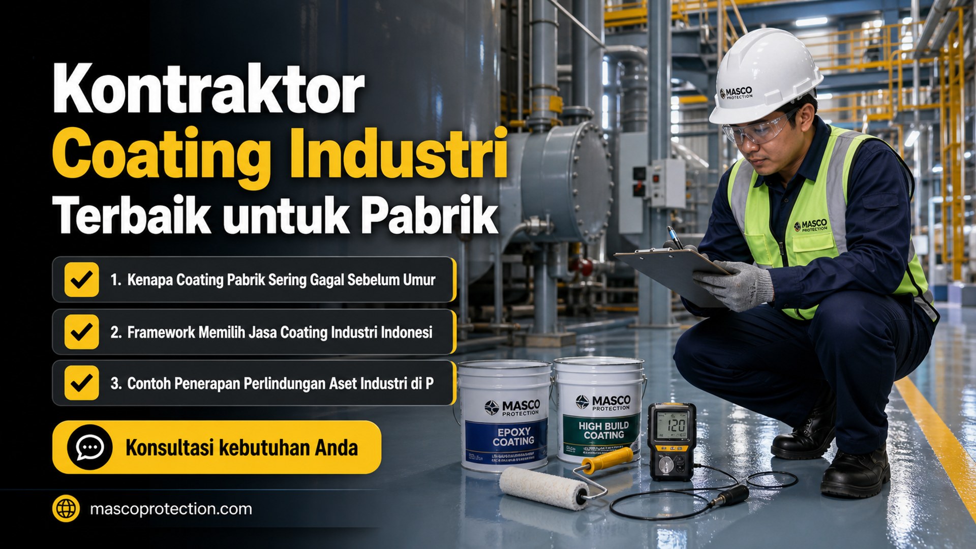 jasa coating industri Indonesia - Kontraktor Coating Industri Terbaik untuk Pabrik