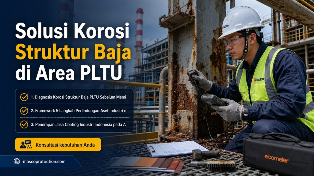 jasa coating industri Indonesia - Solusi Korosi Struktur Baja di Area PLTU