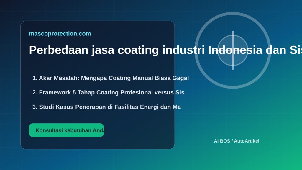 Perbedaan jasa coating industri Indonesia dan Sistem Manual Biasa