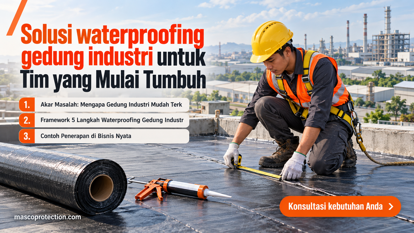 jasa coating industri Indonesia - Solusi waterproofing gedung industri untuk Tim yang Mulai Tumbuh
