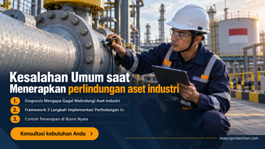jasa coating industri Indonesia - Kesalahan Umum saat Menerapkan perlindungan aset industri